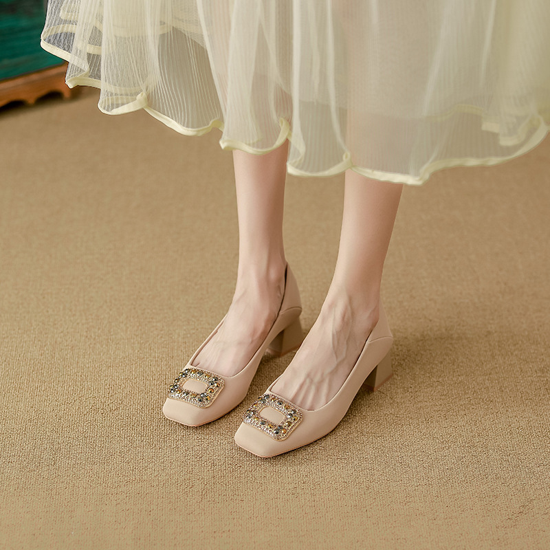 Simple high-heeled shoes light luxury shoes for women
