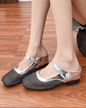 Ballet temperament shoes thick sandals for women