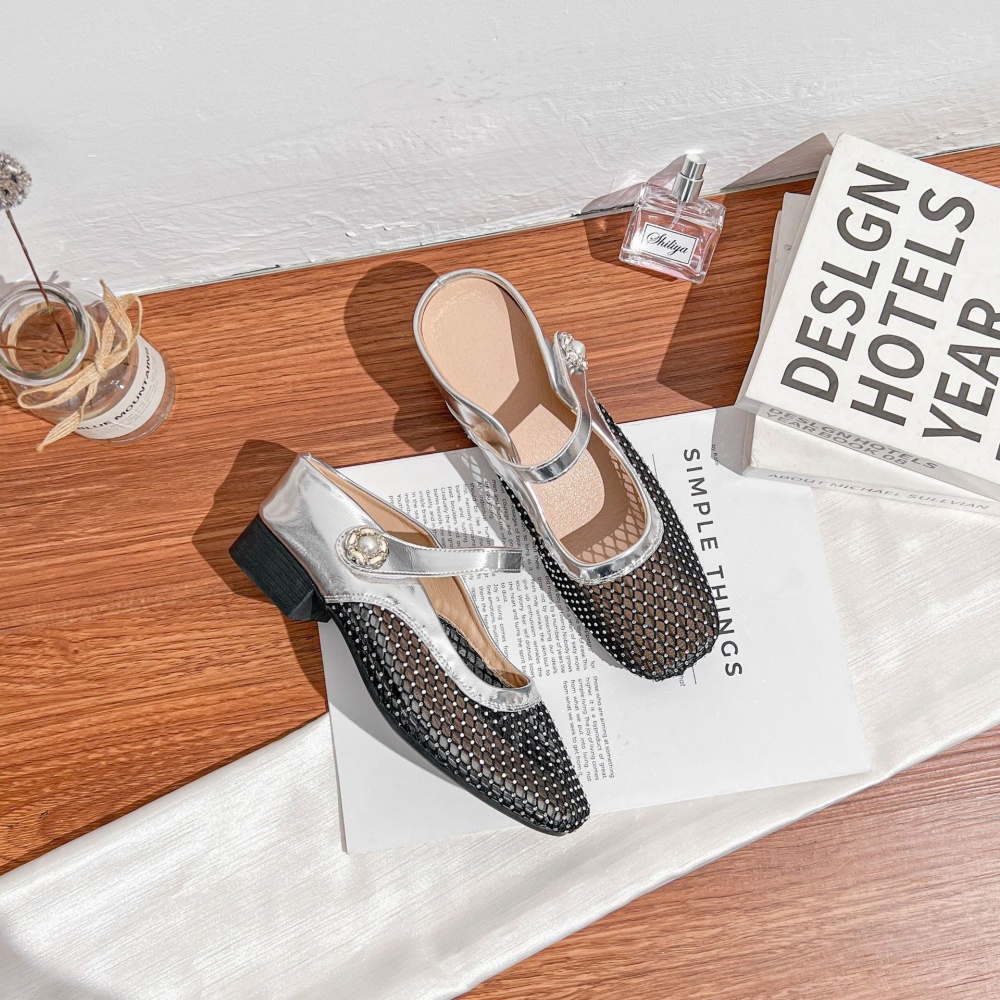 Ballet temperament shoes thick sandals for women