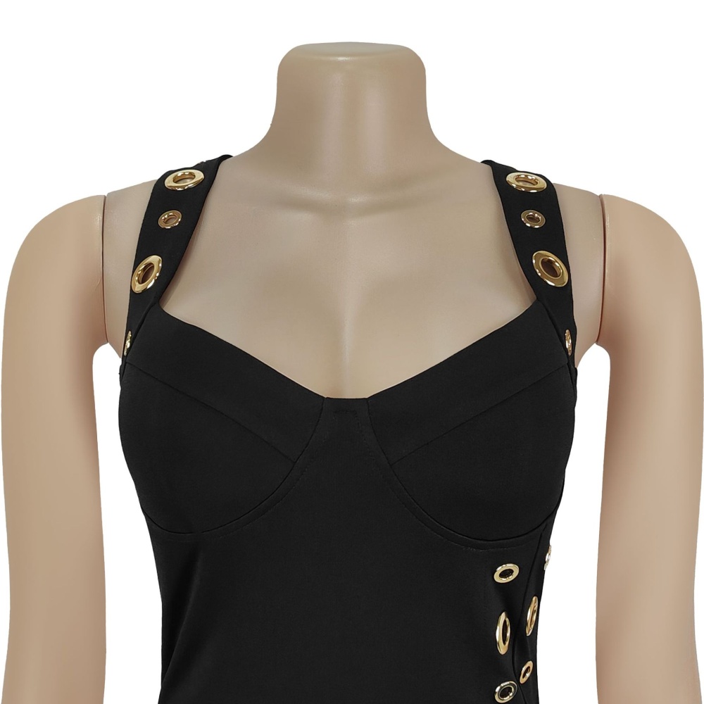 Sexy slim fashion shoulder strap jumpsuit