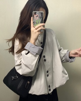 All-match commuting windbreaker bud autumn jacket for women