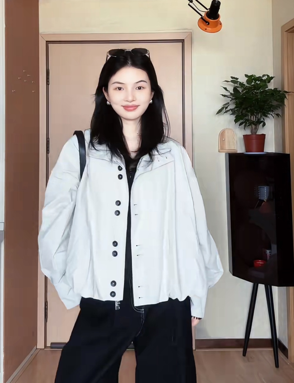 Bud loose autumn windbreaker temperament short coat