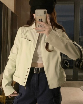 Casual autumn jacket cstand collar work clothing
