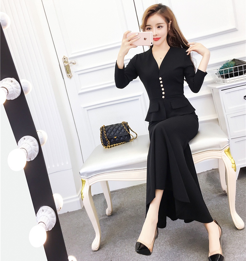 Temperament ladies long dress fashion mermaid dress