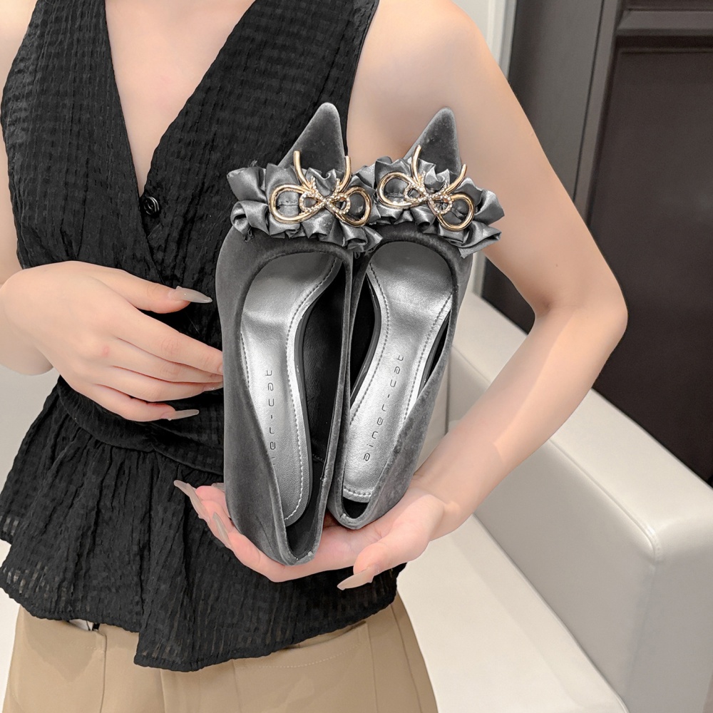 France style shoes pointed high-heeled shoes for women