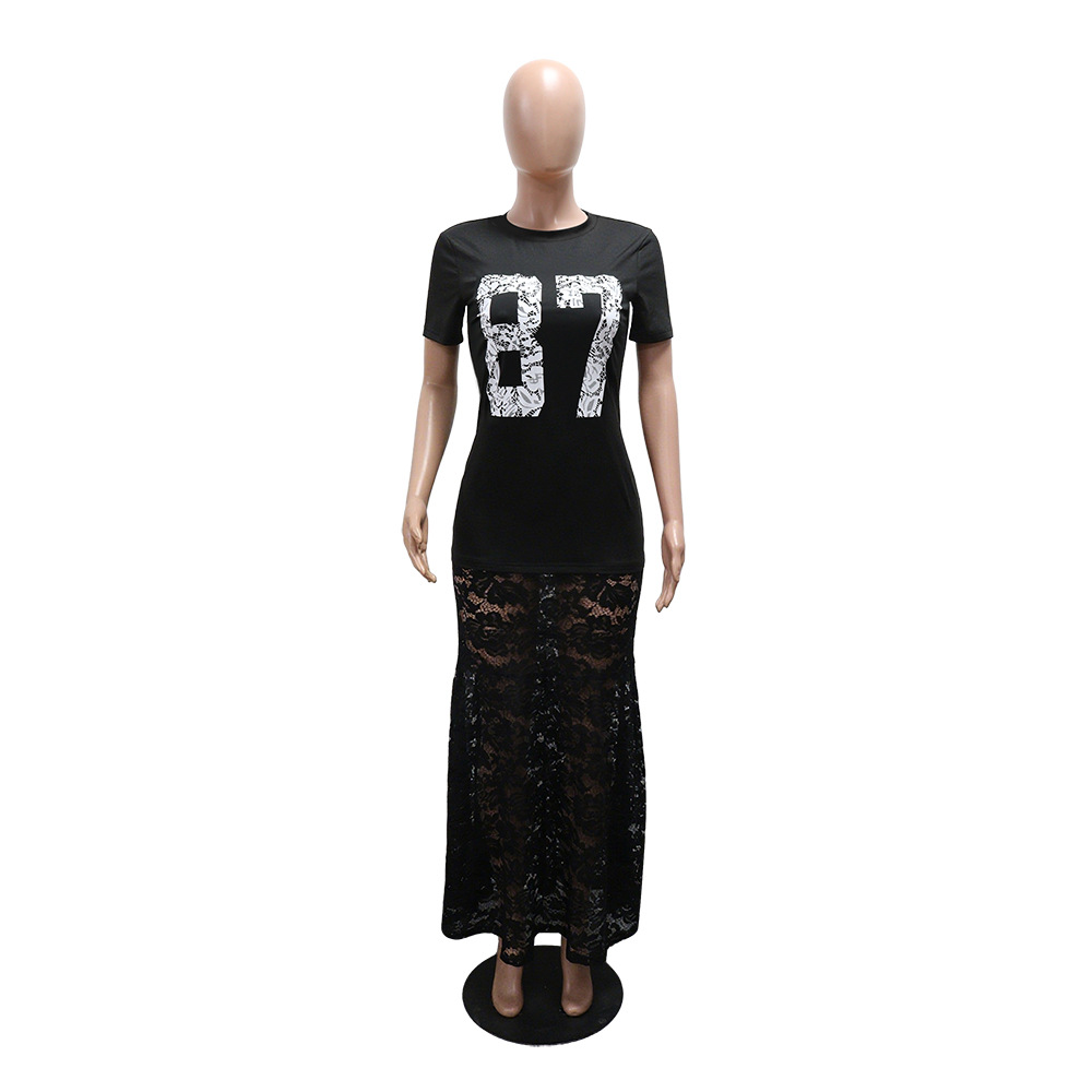 Printing long dress fashion dress for women