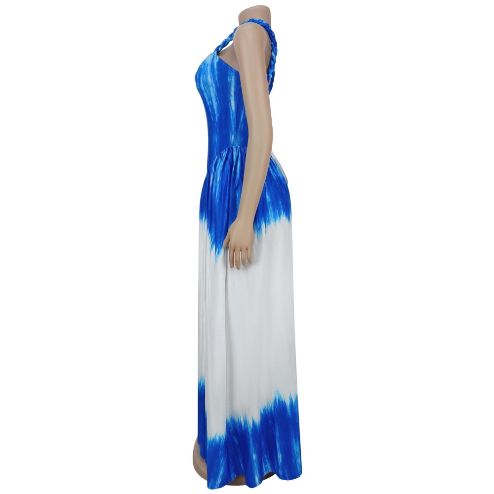 Sling fashion loose European style seaside dress
