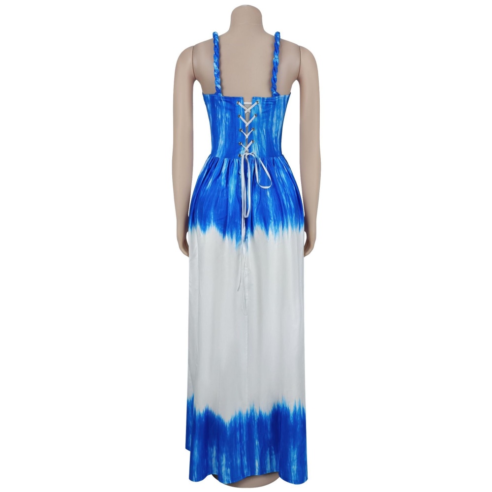 Sling fashion loose European style seaside dress