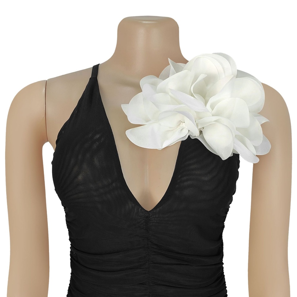 Flowers white fashion summer European style dress for women