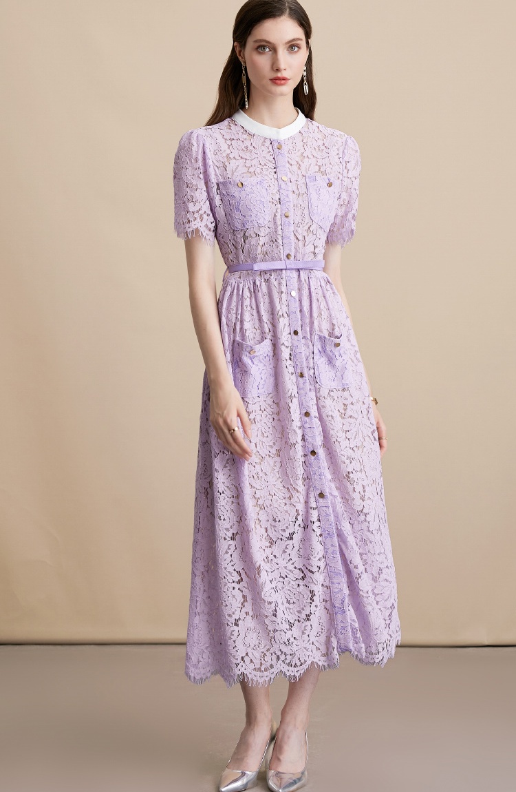 With belt inside the ride long dress sling dress