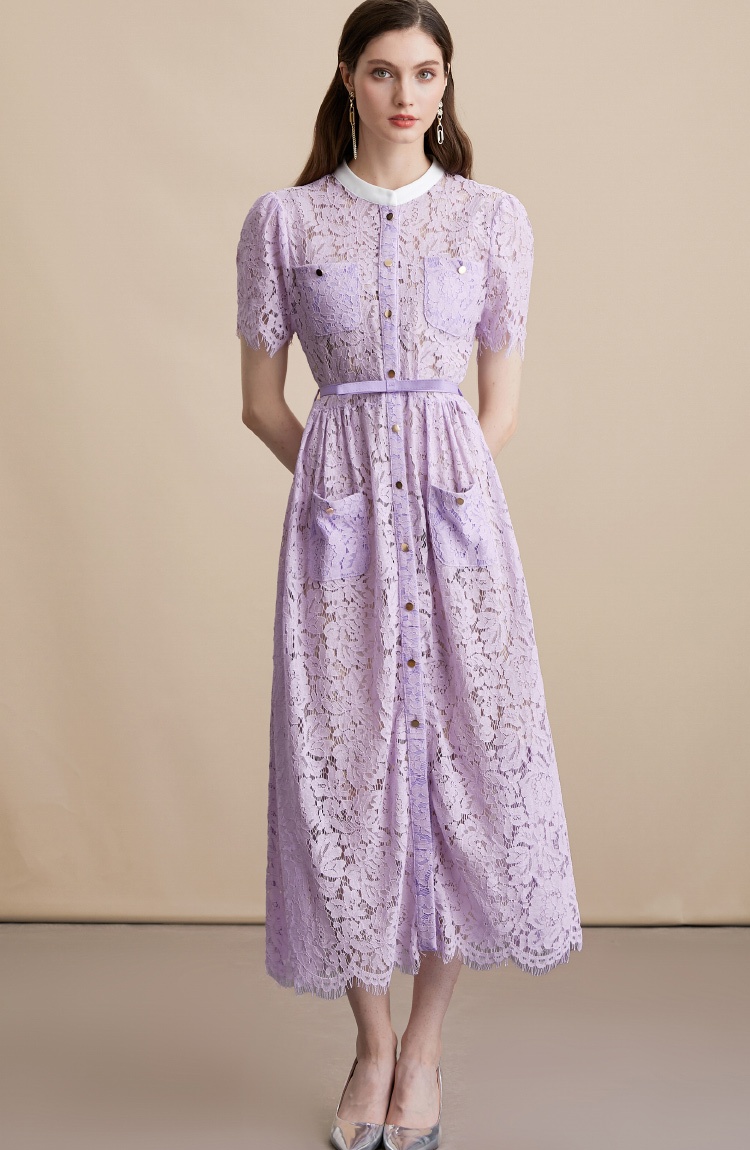 With belt inside the ride long dress sling dress