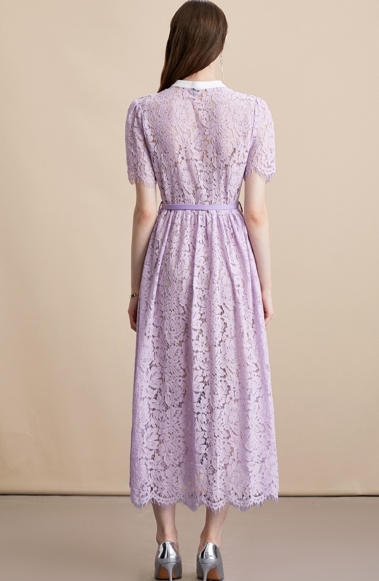 With belt inside the ride long dress sling dress