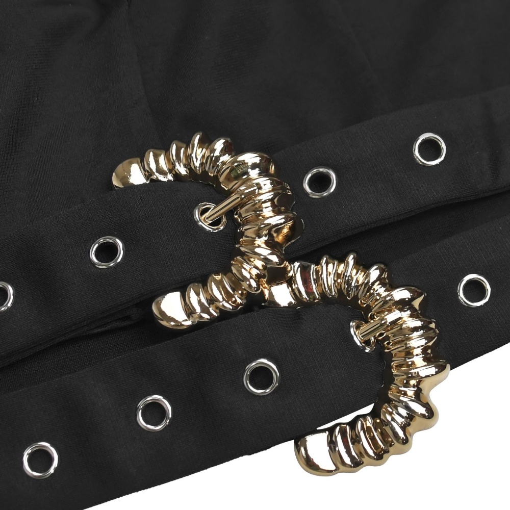 Fashion V-neck belt European style tops a set