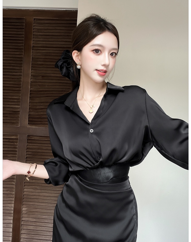 France style shirt autumn skirt 2pcs set for women