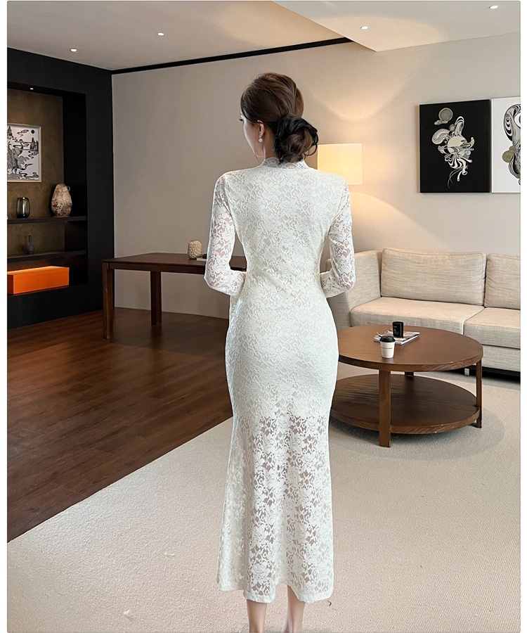 Slim spicegirl long dress temperament dress for women