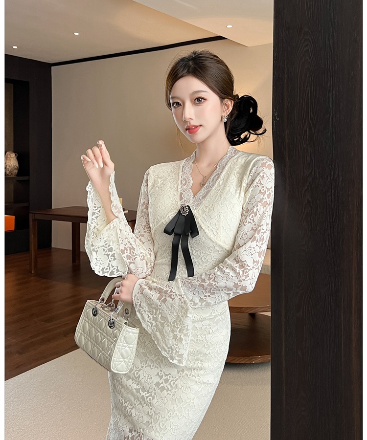 Slim spicegirl long dress temperament dress for women