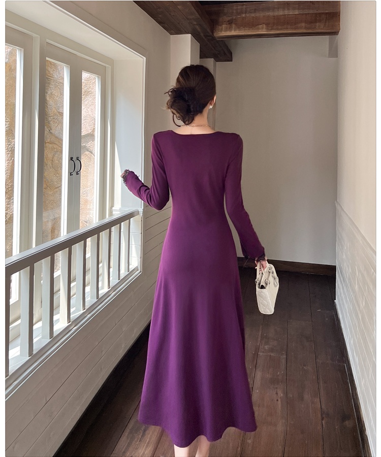 Autumn and winter long dress dress for women