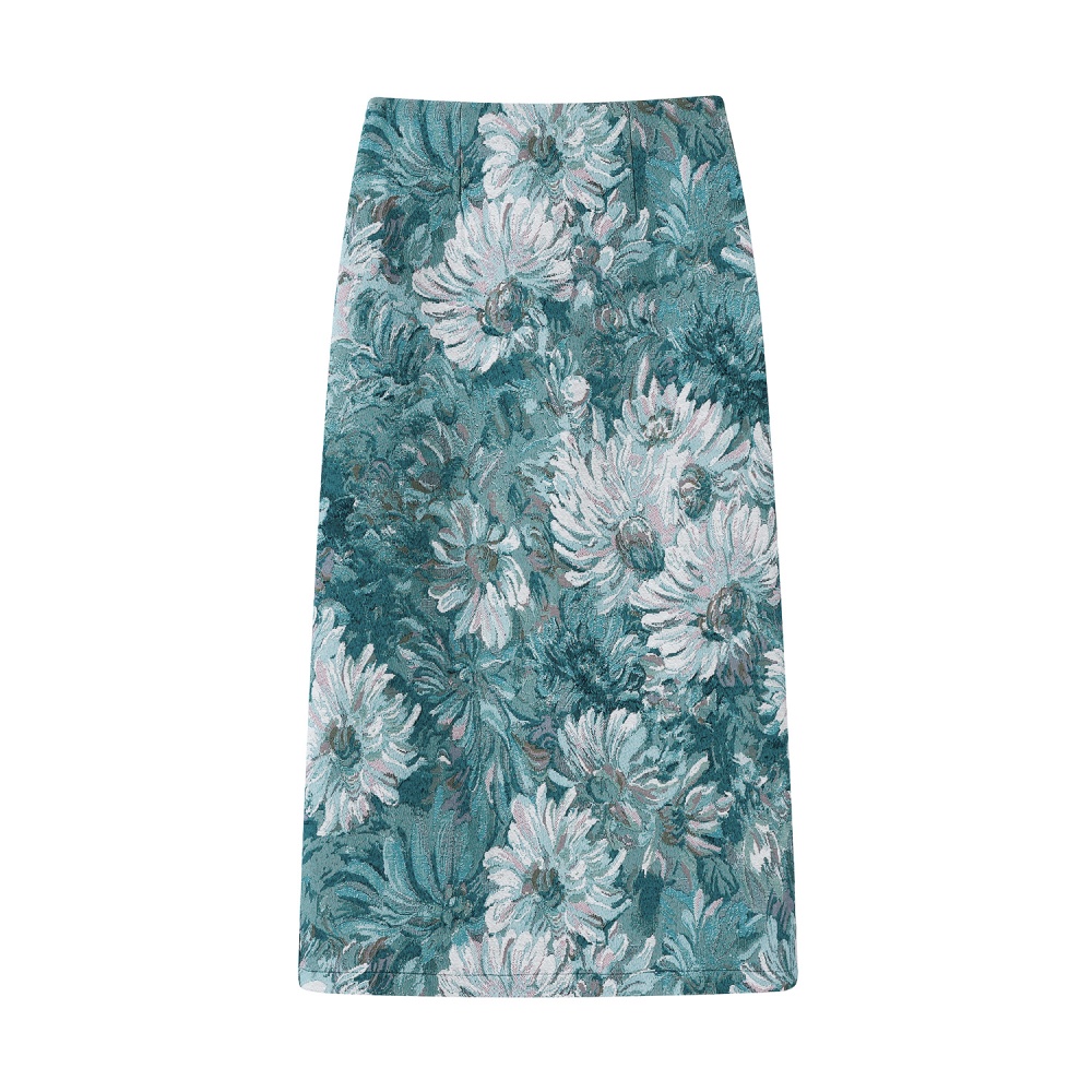 Straight skirt long one step skirt for women