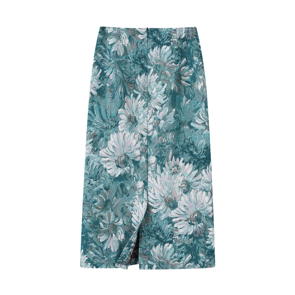 Straight skirt long one step skirt for women