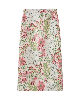 A-line tender one step skirt high waist skirt for women