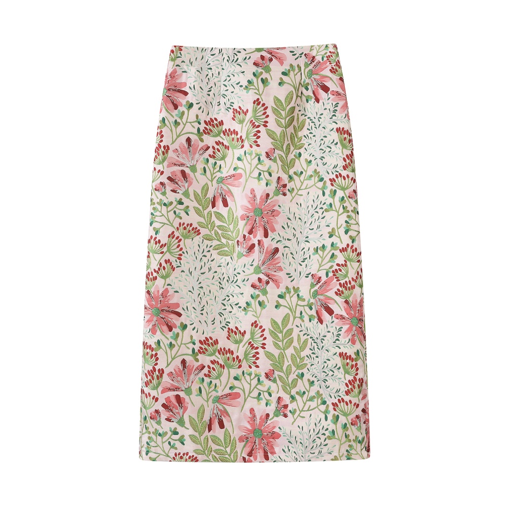 A-line tender one step skirt high waist skirt for women
