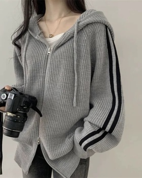 Long sleeve temperament coat autumn and winter sweater