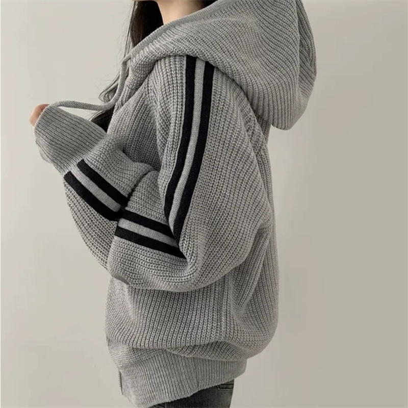 Long sleeve temperament coat autumn and winter sweater