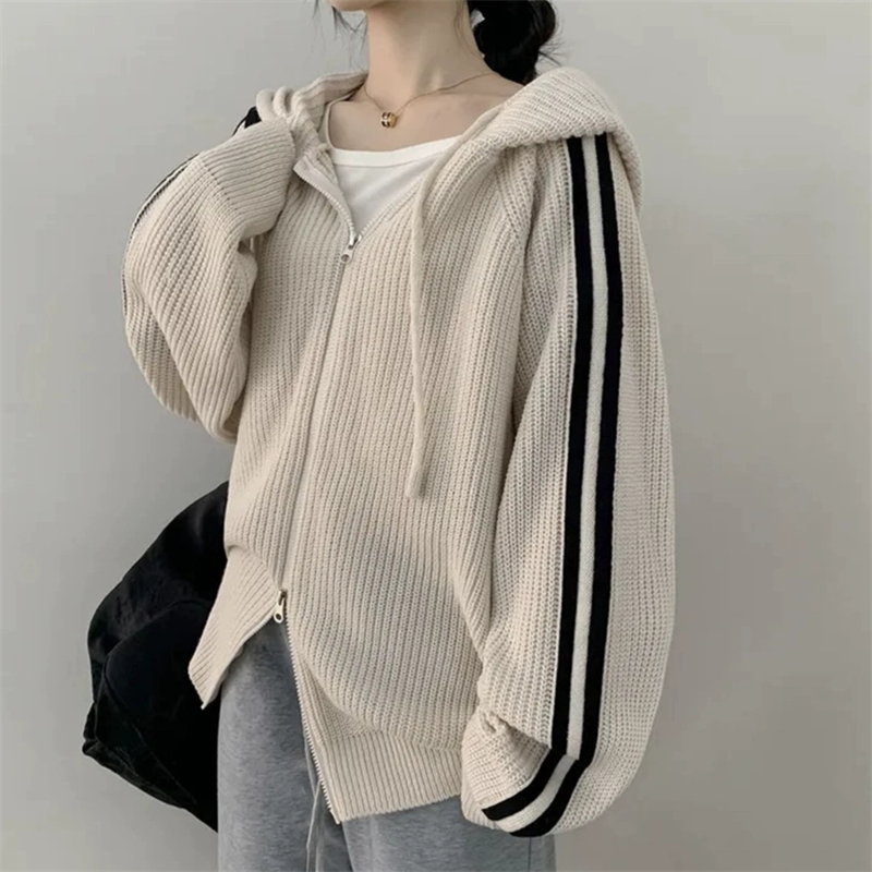 Long sleeve temperament coat autumn and winter sweater