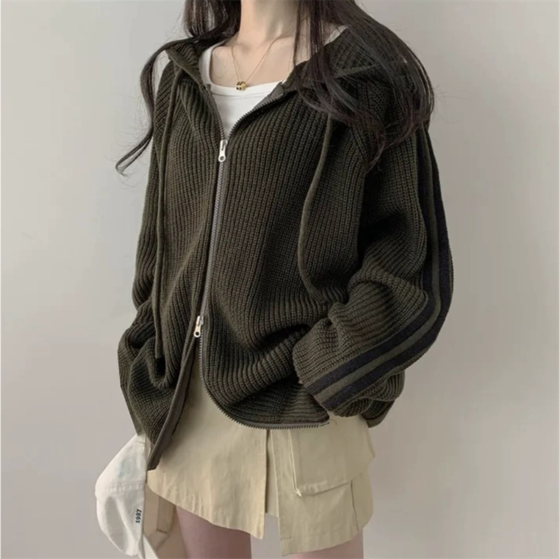 Long sleeve temperament coat autumn and winter sweater