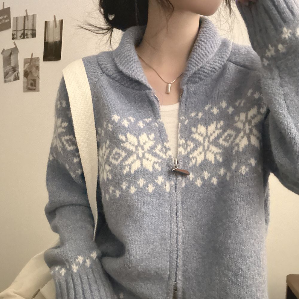 Korean style sweater all-match coat for women