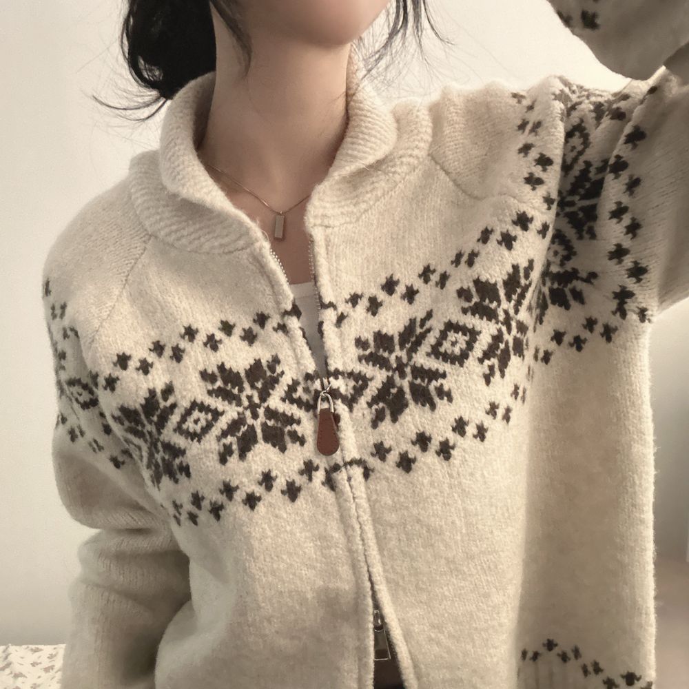 Korean style sweater all-match coat for women