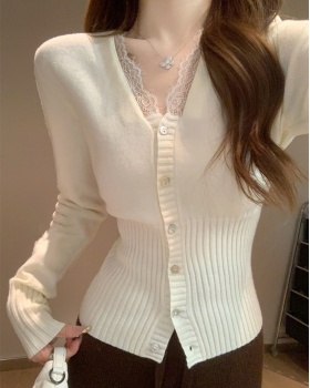 Splice inside the ride sweater slim tops for women