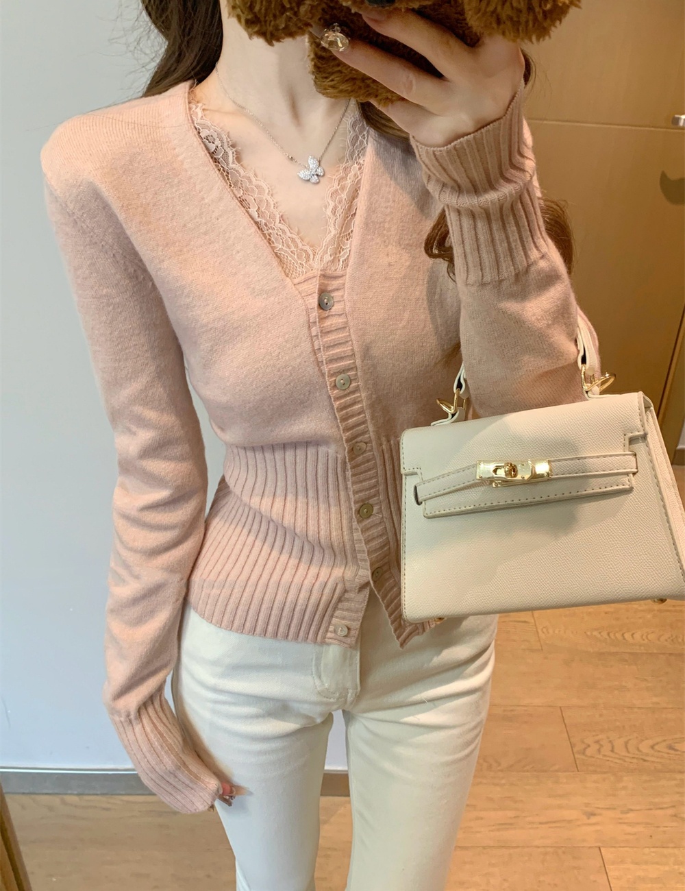 Splice inside the ride sweater slim tops for women