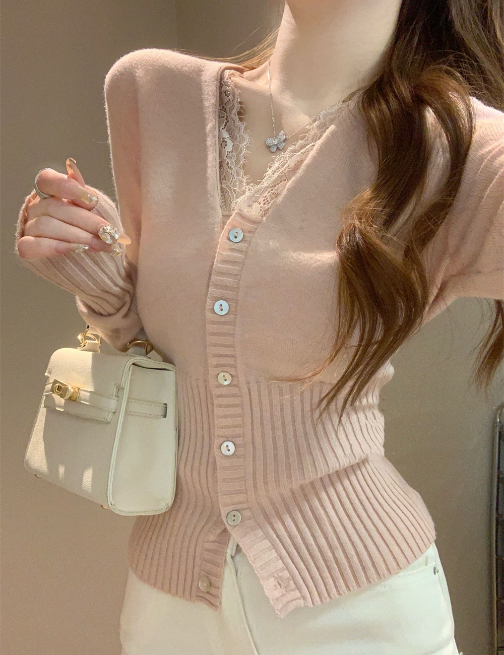 Splice inside the ride sweater slim tops for women
