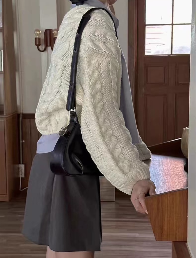 Korean style sweater long sleeve cardigan for women