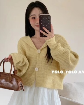 Fashion all-match sweater autumn cardigan