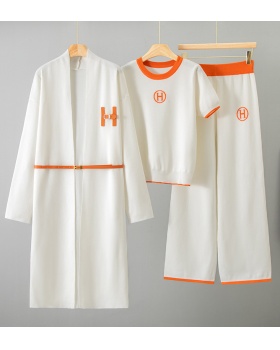 Temperament autumn coat all-match tops 3pcs set for women