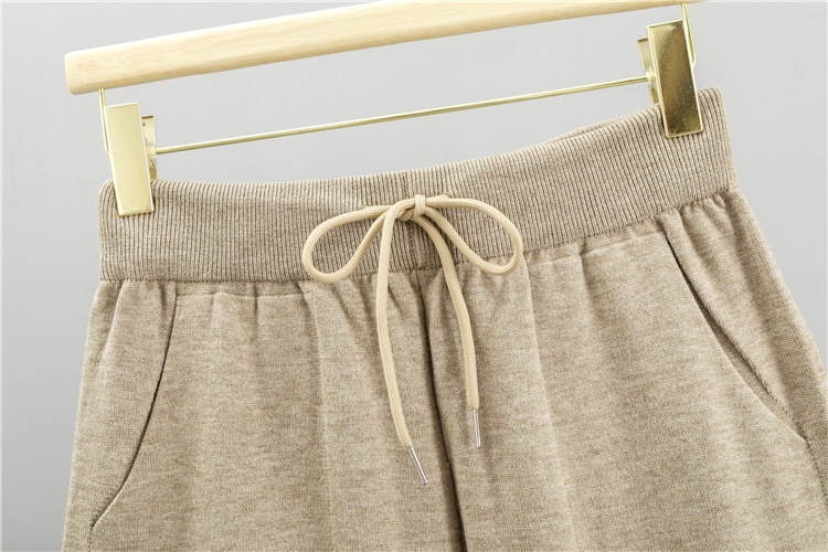 Twist sweater wide leg pants 2pcs set for women