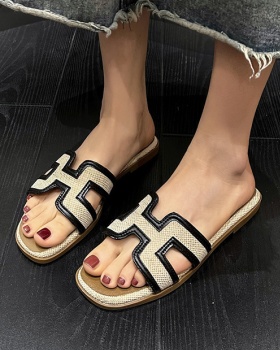 Sandy beach mixed colors summer travel vacation slippers
