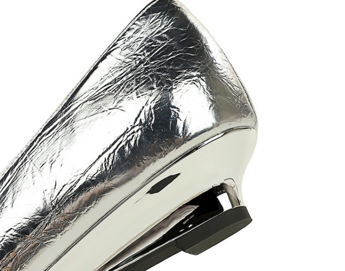 Pointed bow temperament slipsole shoes for women