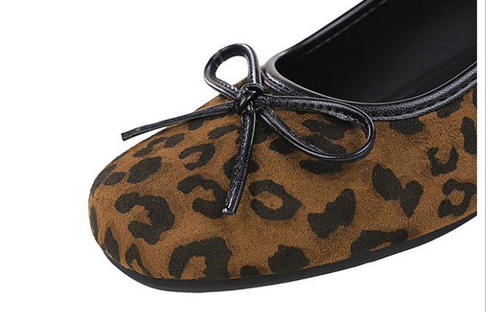 Patent leather shoes bow decoration lazy shoes for women