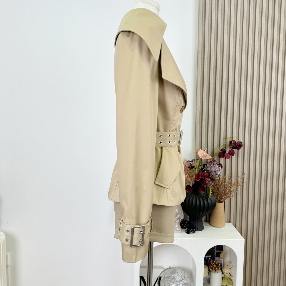 Temperament slim business suit long sleeve autumn coat