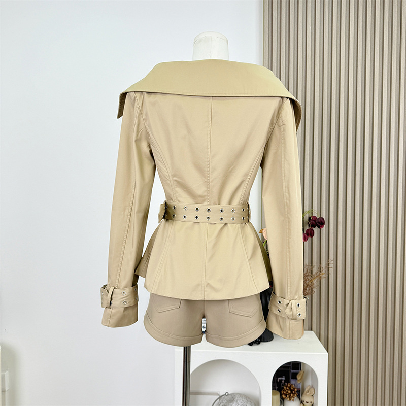 Temperament slim business suit long sleeve autumn coat