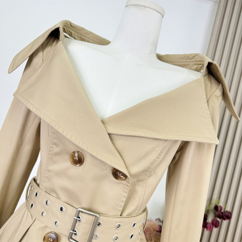 Temperament slim business suit long sleeve autumn coat