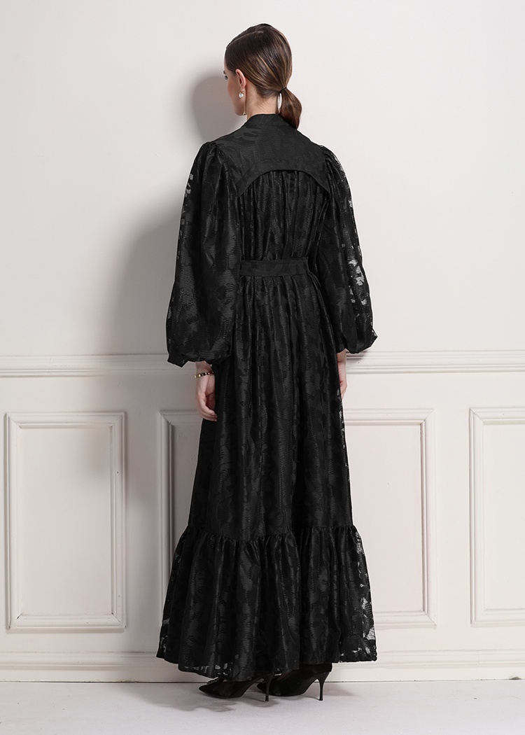 Lengthen frenum lace dress