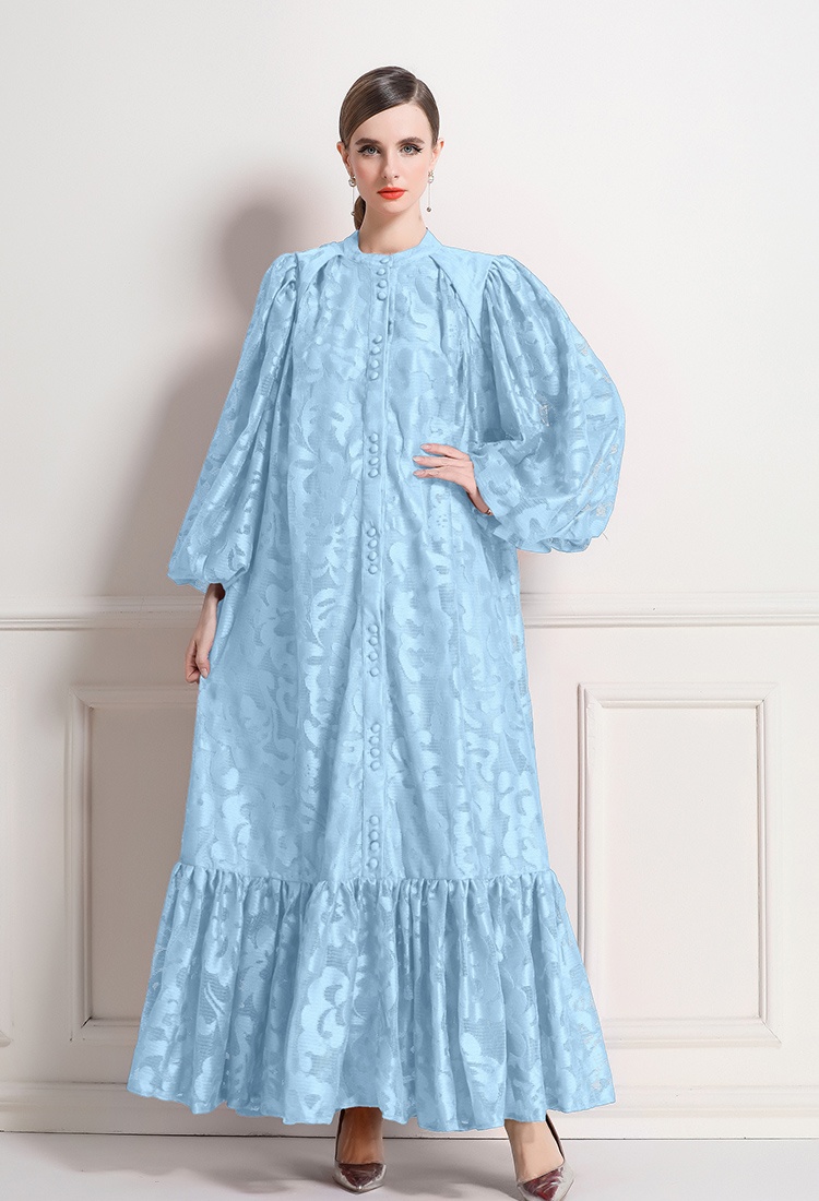 Lengthen frenum lace dress