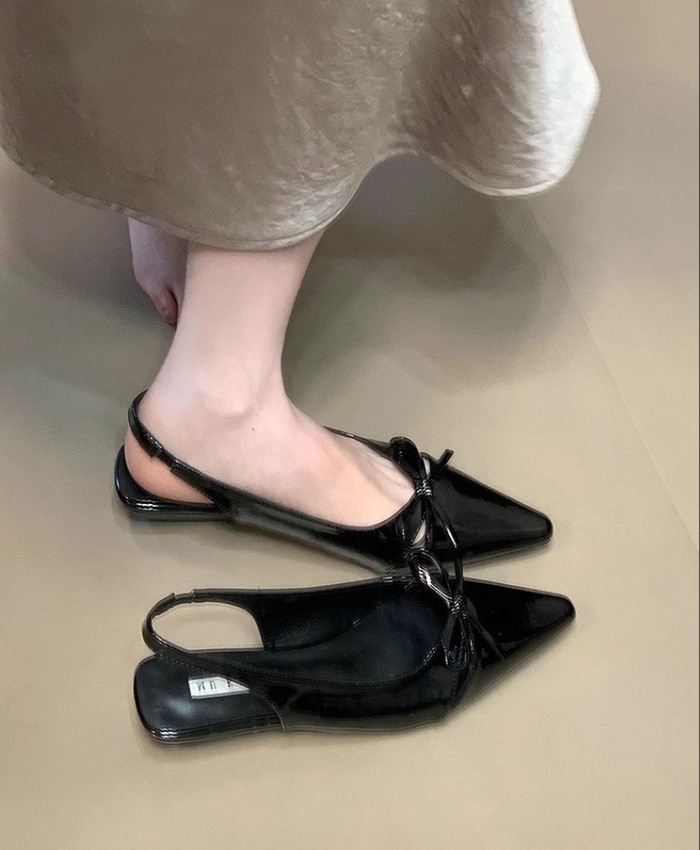 All-match summer niche commuting bow sandals