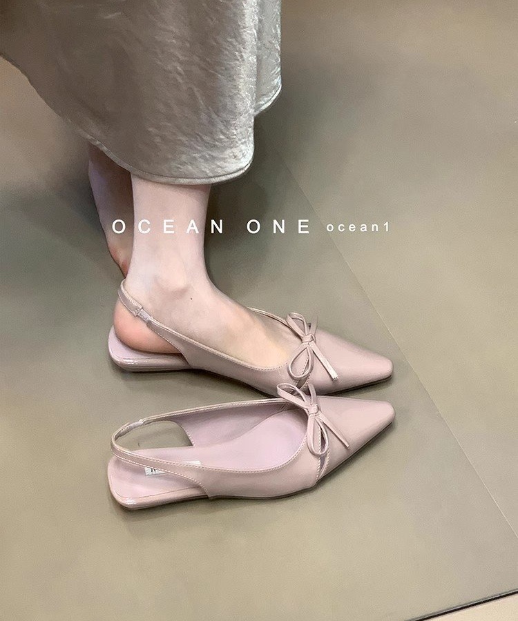 All-match summer niche commuting bow sandals