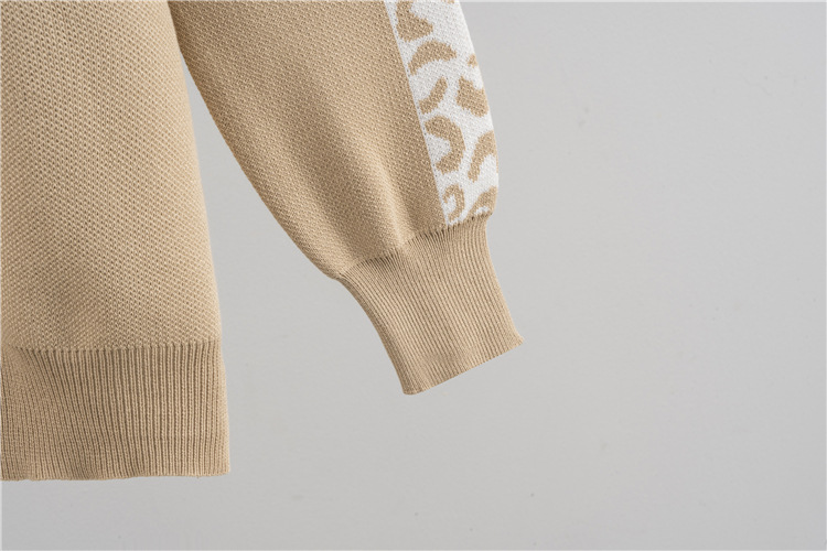 Autumn long sleeve tops fashion sweater 2pcs set for women