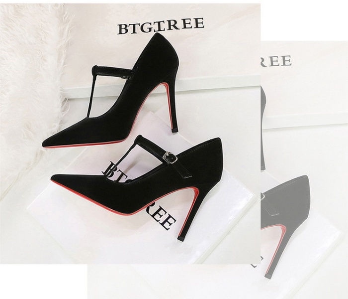 Temperament shoes broadcloth high-heeled shoes for women